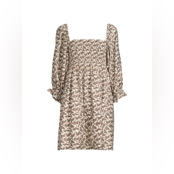 CAARA Portia Paisley Ruffle Trim Mini Dress - US Women’s Size XL - Picture 3 of 7